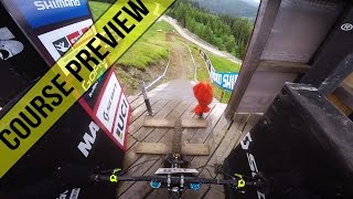 Downhill World Cup Leogang 2016 Course Preview - Fabio Wibmer