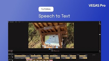 VEGAS Pro 21: How to use Speech to Text