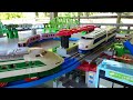 Plarail Train &amp; Shinkansen ☆ 4 My Station Colorful Bridge Course