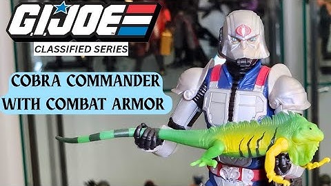 GI JOE CLASSIFIED SERIES COBRA COMMANDER WITH COMBAT ARMOR