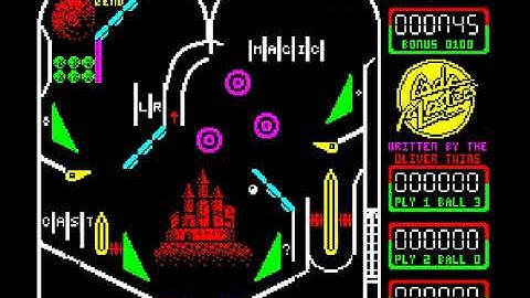 Advanced Pinball Simulator (ZX Spectrum)