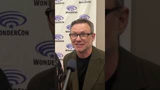 A moment with #christianslater during #WonderCon to talk about his series The Spiderwick Chronicles.