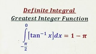 Definite integral involving greatest integer function (Part 131)