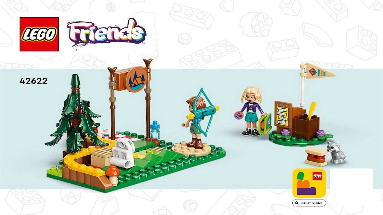 LEGO instructions - LEGO Friends - 42622 - Adventure Camp Archery Range