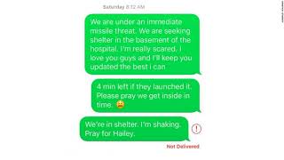 The Texts Loved Ones Sent During The Hawaii Missile Alert Mishap