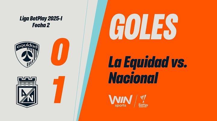 La Equidad vs. Nacional (goles) | Liga BetPlay Dimayor 2025-I | Fecha 2