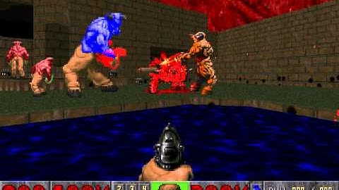 baronlord vs cyberdemon doom