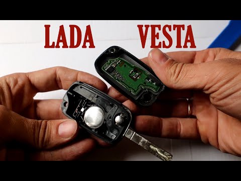 БЫСТРЫЙ СПОСОБ замены батарейки в ключе Lada Vesta - XRAY