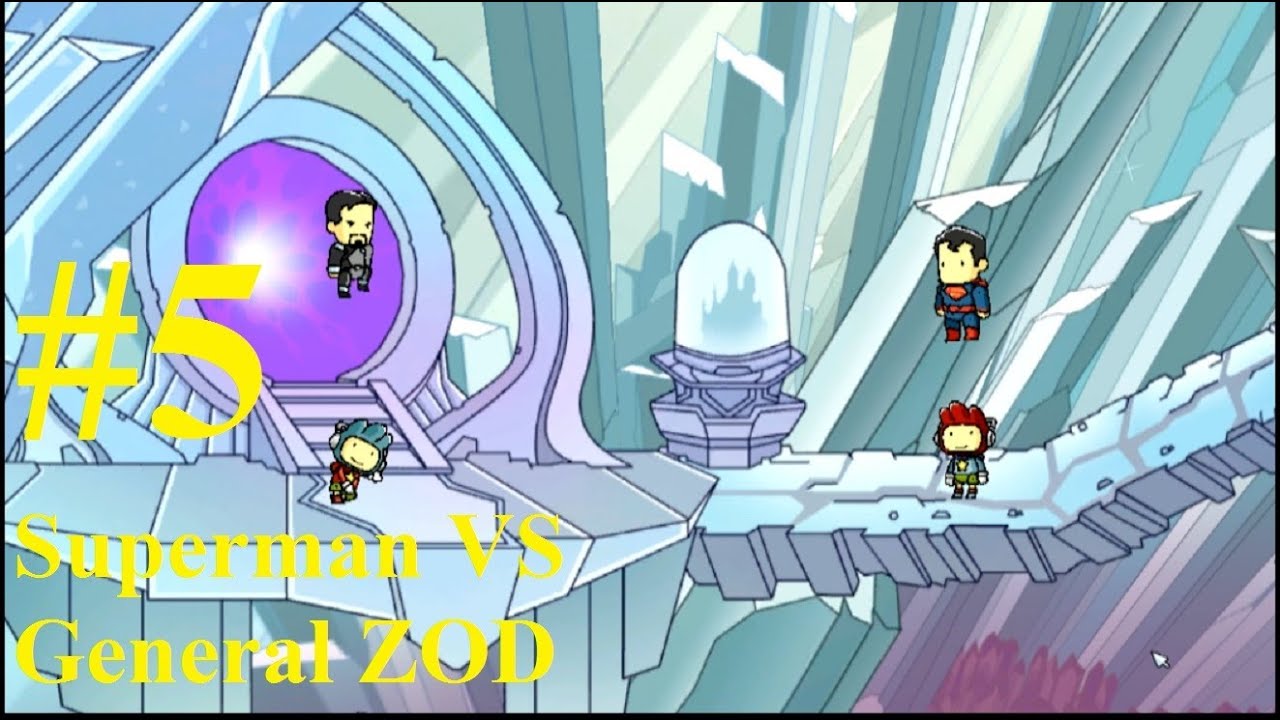 Scribblenauts Unmasked Complete Gameplay PC 2013 #5 : Superman VS General Zod