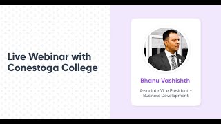 Webinar with Conestoga College Canada