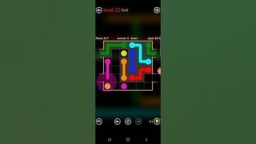 How to solve flow free warps (6x6 mania level 22)