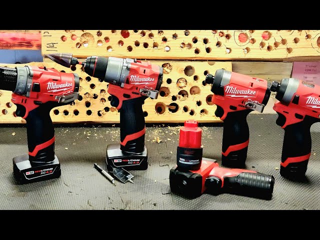 Milwaukee Electric Tools 2598-22 M12 Fuel 2 Pc Kit- 1/2 Hammer Drill &  1/4 Impact