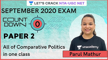 All of Comparative Politics in one class | Paper 2 | NTA-UGC NET | Parul Mathur
