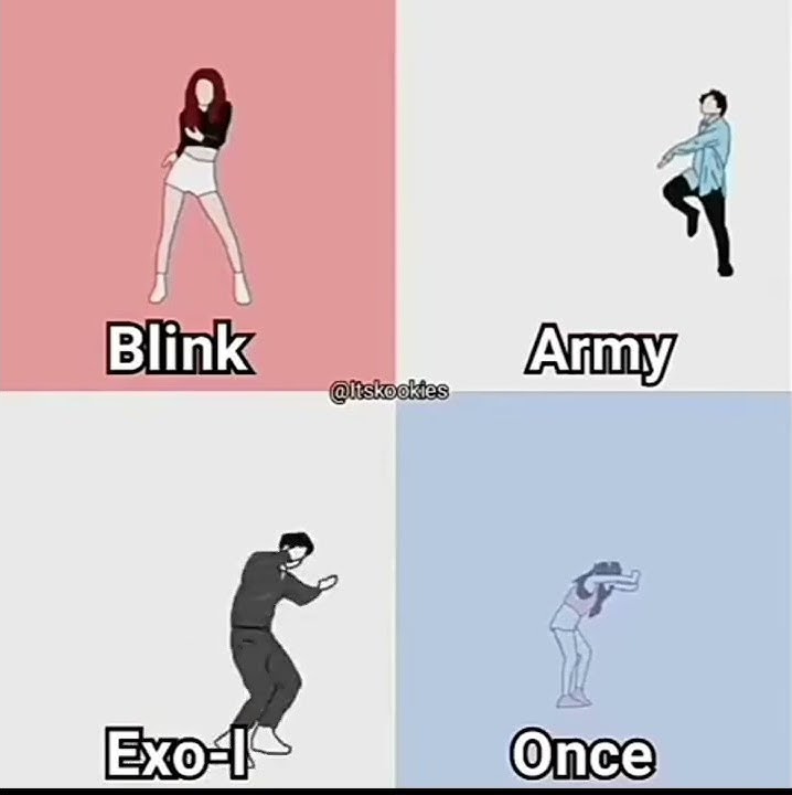 blink Vs army Vs exo-l Vs once