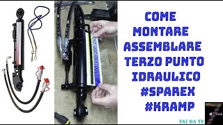 Come Montare Assemblare terzo punto idraulico Sparex #kramp