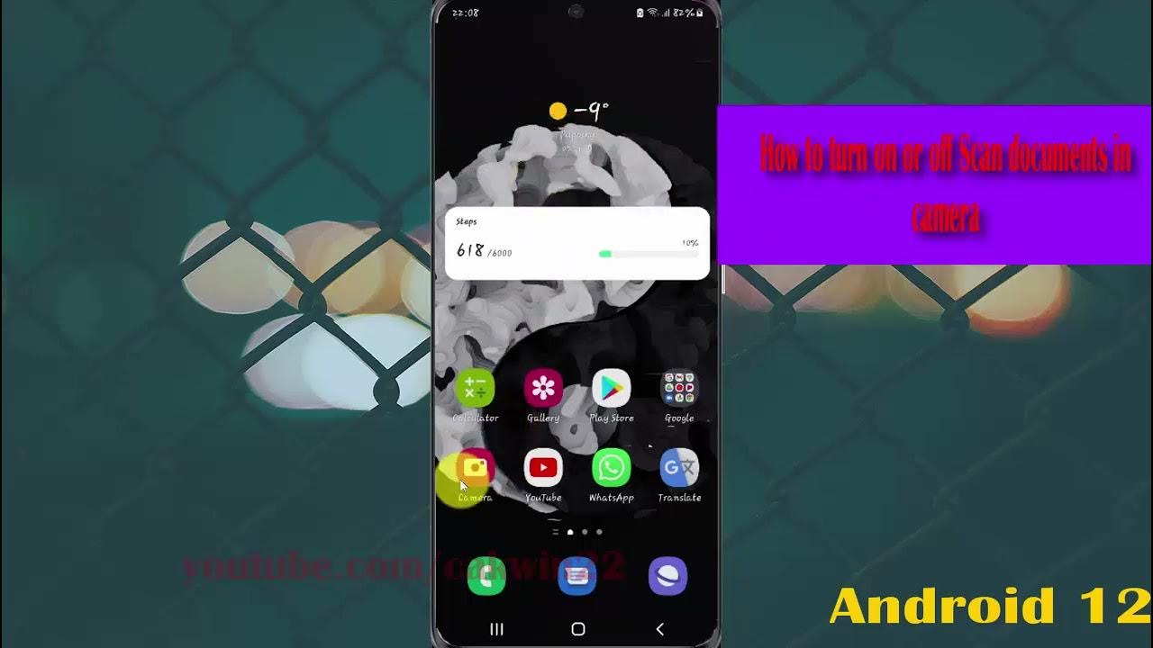 Samsung Galaxy S21 Plus How to turn on or off Scan documents in