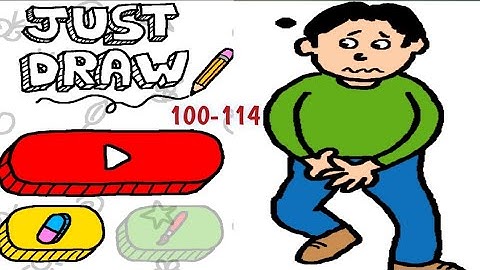 Just Draw level 100-114 Lion studios ( walkthrough solution )