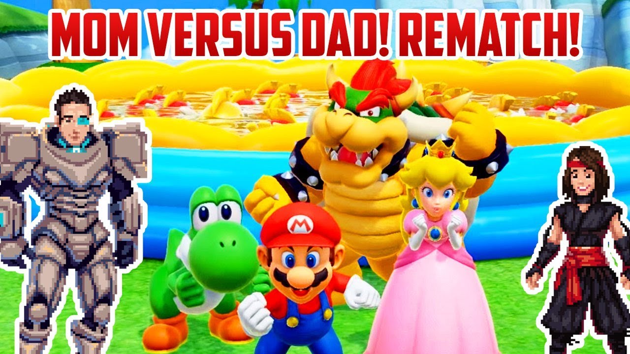 MARIO PARTY REMATCH! Mom Vs. Dad!