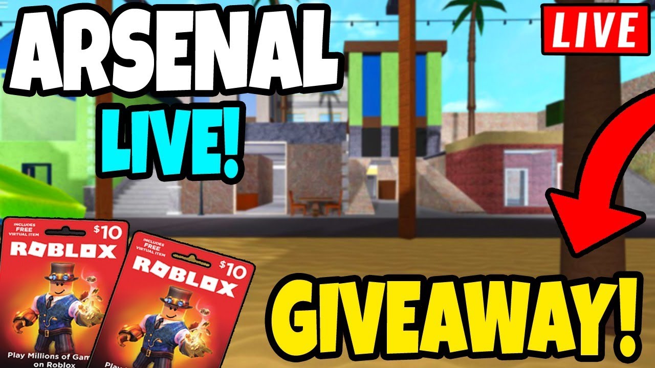 Roblox Arsenal Live Robux Giveaway Roblox Livestream Youtube - roblox content deleted shirt off 78 free shipping