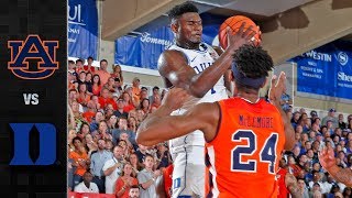 Auburn vs. duke: the top-ranked blue devils and no. 8 tigers put on a
show at maui invitational, but it was duke who ended up top, 78-72.
r.j. ...