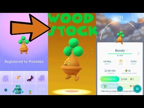 Pokemon Go Sinnoh 4th Gen - Bonsly Egg Hatch 7km Egg