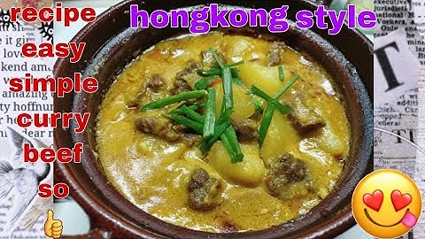 resep kare daging sapi yang simple mudah dan enak hongkong style
