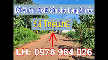 ( Đã bán ) Thiện chí bán nhanh giá tốt | Đất vườn 10x40 Long Phước Tp Bà Rịa