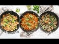 3 MUST TRY Healthy One Pan Meals | easy paleo recipes