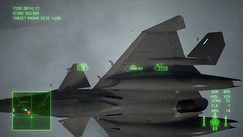 XFA-33A Fenrir Mod. Mission 7: First Contact. Ace Combat 7.