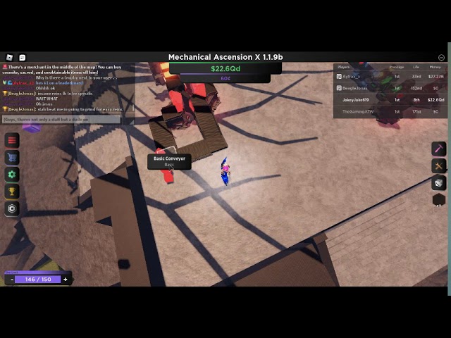 Mechanical Ascension X Staff And 1 On Insane Rebirth On The Leaderboard Youtube - mechanical ascension roblox