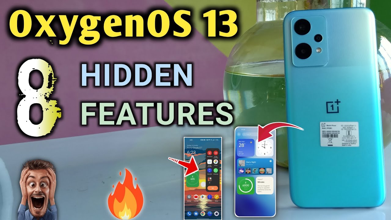 OxygenOS 13 New Settings 🤯 8 Hidden Changes Android 13 Version 🔥 ...