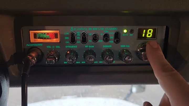 How to set up a CB radio for a semi truck!