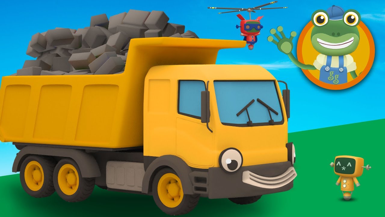 Dylan The Dump Truck Visits Gecko's Garage Construction Trucks For