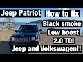 How to fix black smoke on a Jeep Patriot / Compass and Volkswagen TDI