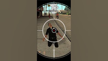 Evolution of Shoot a Sniper Shot on a POLICE LEG in GTA Games (2001 → 2013) #gta #shorts #evolution