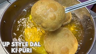 U.P Style Dal Ki Puri | दाल की पूरी | Dal Ki Kachori | Chana Dal Poori Recipe | Stuffed Dal Puri