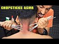 Head Massage with Chopsticks | Neck Cracking | Skin Cracking | Spine Cracking | Chopsticks ASMR