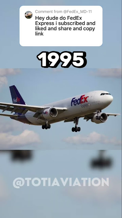 Evolution of FedEx πΊπΈ #aviation