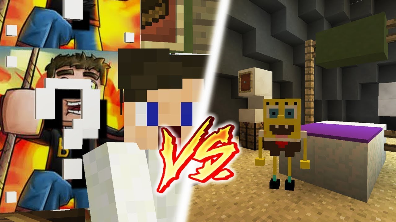 BAASTIZOCKT LUCKY BLOCK vs. SPONGEBOB HAUS! - YouTube