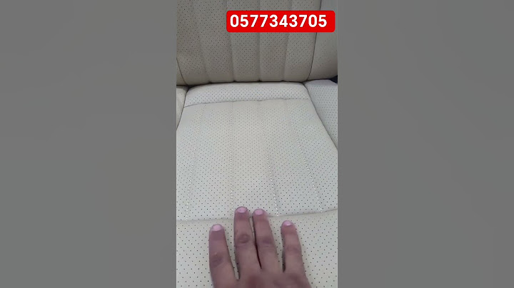 تنجيد جينسس مودل 2011 فك الجلد القديم بالكامل وتركيب جلد الاماني درجة اولى مخرم في الوسط