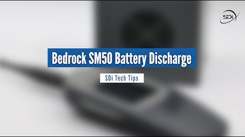 SDi Tech Tips: SM50 Battery Discharge