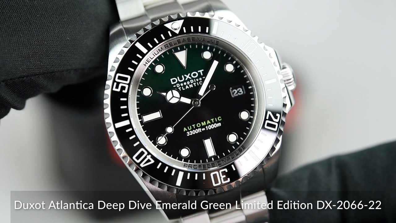 Duxot Atlantica Deep Dive Emerald Green Limited Edition DX-2066-22