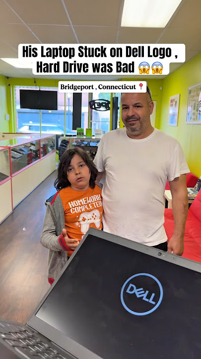 His Laptop Couldn’t Pass The 'DELL' Logo 😱 #shorts #moneytalkswireless #dell #laptop