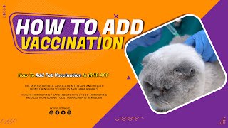 HOW TO ADD PET VACCINATION DATE IN IRHR screenshot 1