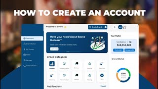 SWAVE Marketplace - How to SIGN UP and create your SWAVE Account screenshot 1