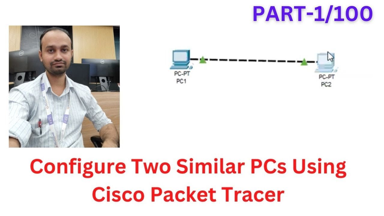 Configure Two Similar PCs Using Cisco Packet Tracer in Hindi - YouTube