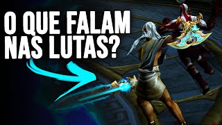 GOD OF WAR 2: O QUE OS PERSONAGENS FALAM LUTANDO? #01