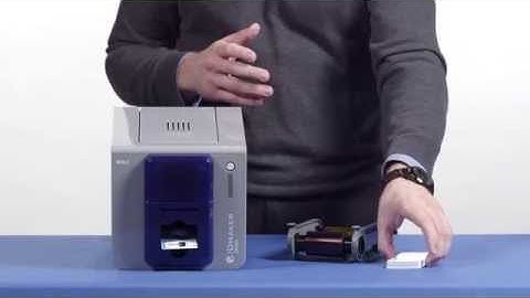 How to Change the Printer Ribbon - ID Maker Zenius
