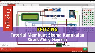 Membuat Skema Rangkaian di Fritzing & Include Library || Wiring Circuit Diagrams by Fritzing.org