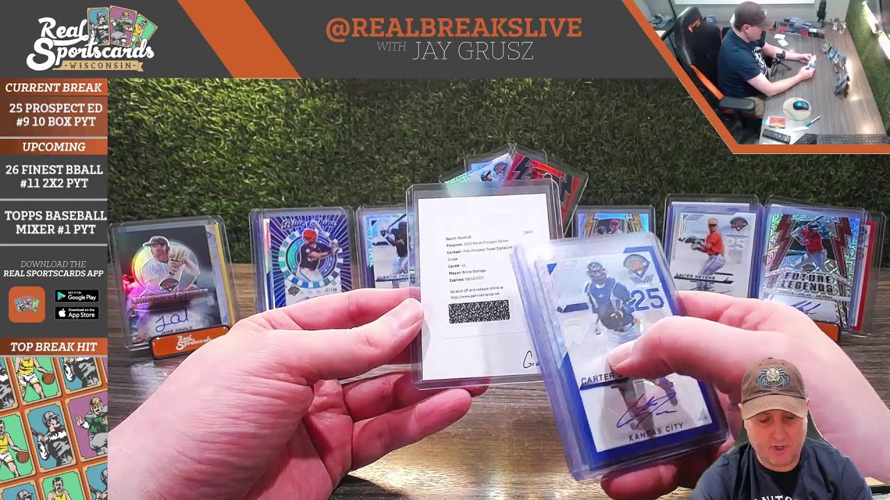 2025 Panini Prospect Edition Baseball #9 10-Box Half Case Pick Your Team (3/1/26)